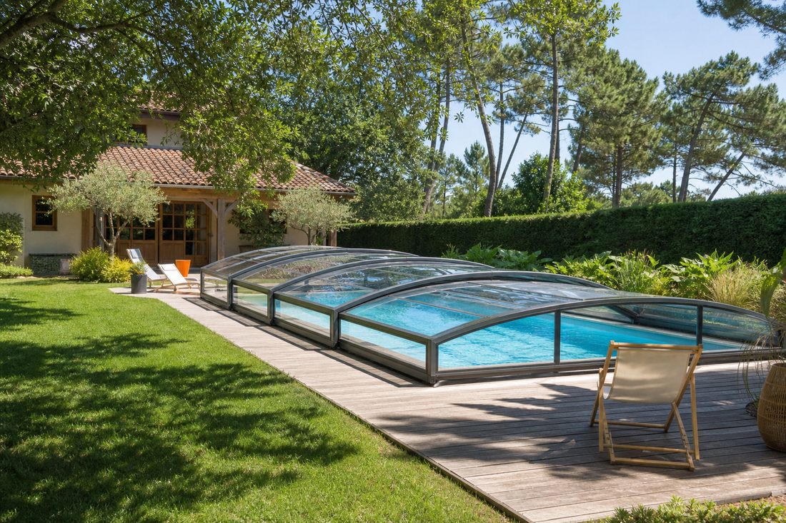 Piscine avec abri à Mérignac